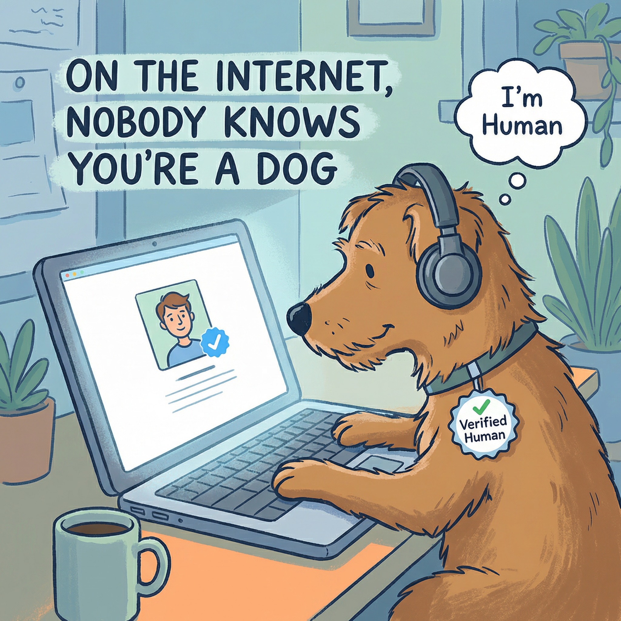 On the Internet, nobody knows you're a dog